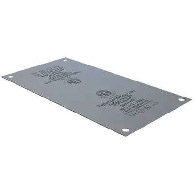 Preciteel Cliché steel-plates-Spinks World-Ceramic Plates-Steel Cliché plates